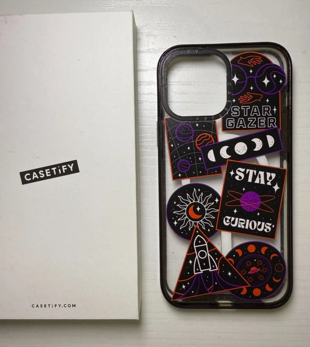 Casetify Case MagSafe Compatible for iPhone 14 Pro Max-CURIOUS SPACE SHIP
